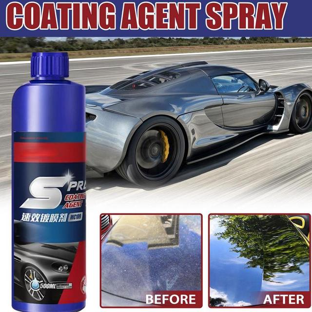Car Coating Spray 500ml Car Coating Agent 3 In 1 Waterproof